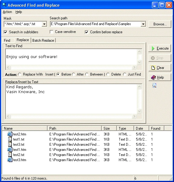 Advanced Find and Replace v9.0