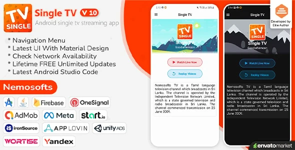 Android TV Channel v01.02.21 - Single TV Live Streaming App