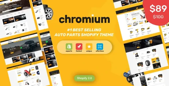 Chromium v5.0 - Auto Parts Shop Shopify Theme