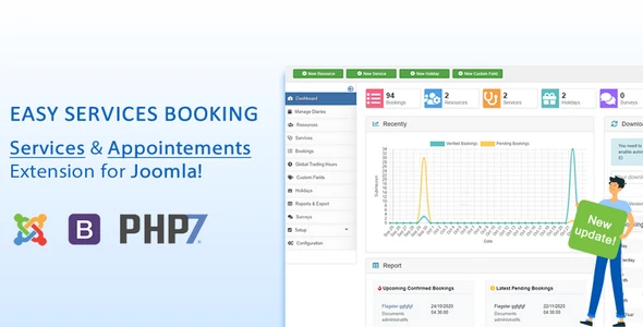 Easy Services Booking v1.3.1 - Book Appointements for Joomla