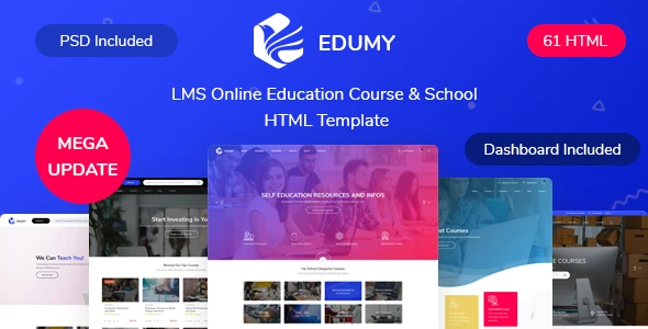 Edumy v1.2 - LMS Online Education Course & School HTML Template