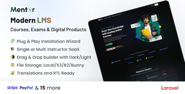 Mentor LMS v5.5.0 - Learning Management System