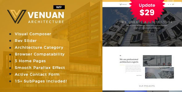 Venuan - Architecture, Interior and Renovation Template